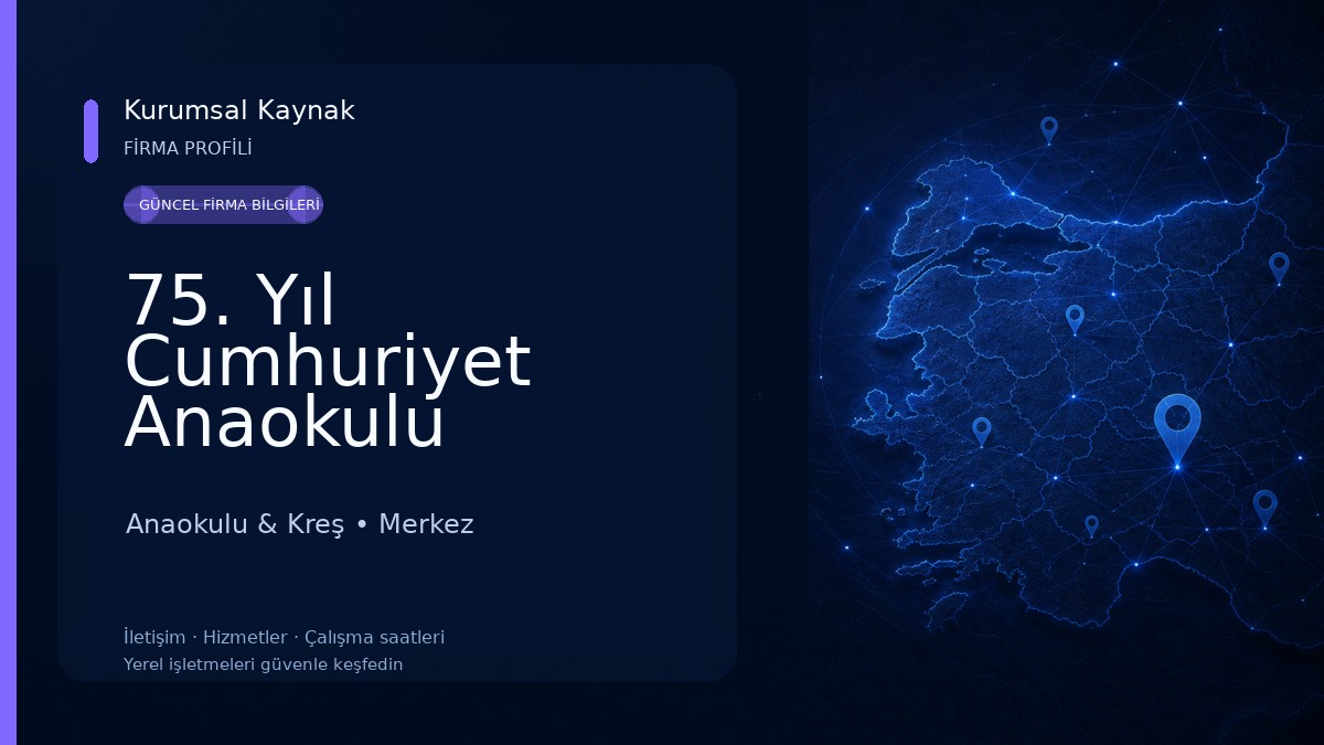 75. Yıl Cumhuriyet Anaokulu