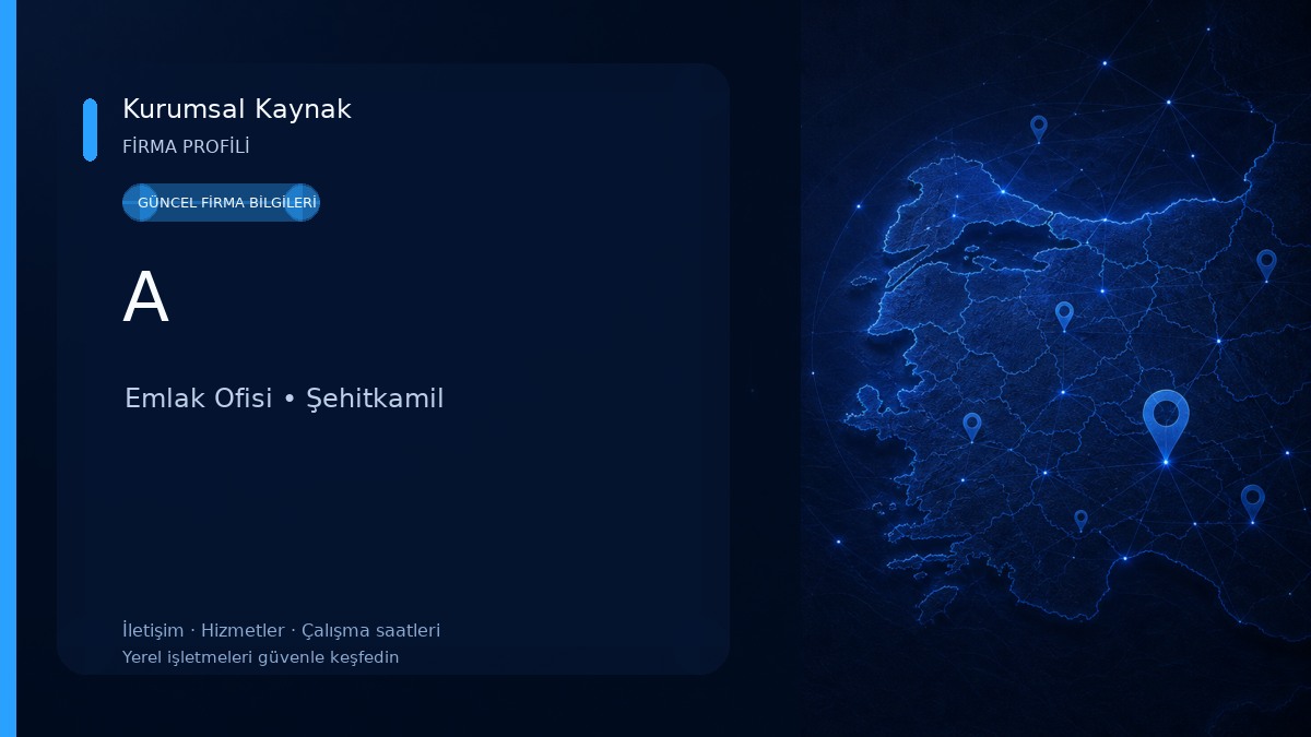 A Emlak Ofisi