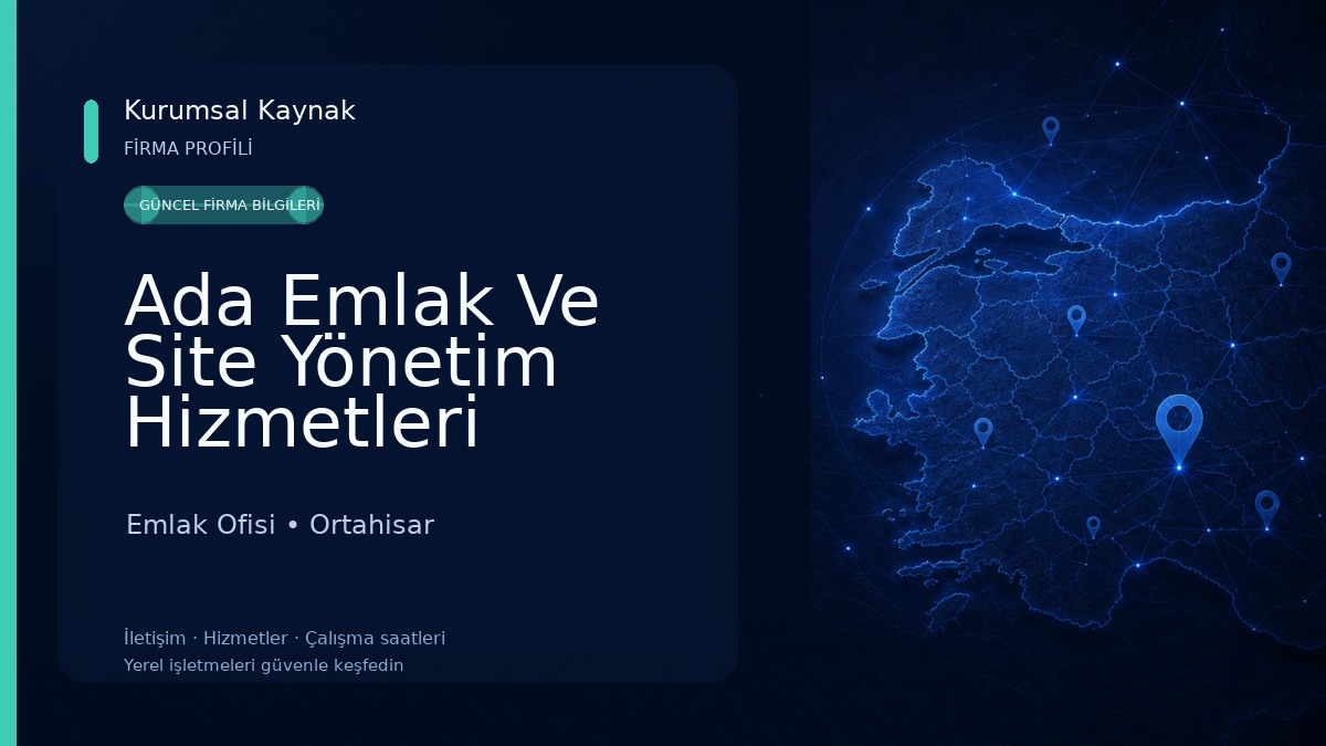 Ada Emlak Ve Site Yönetim Hizmetleri