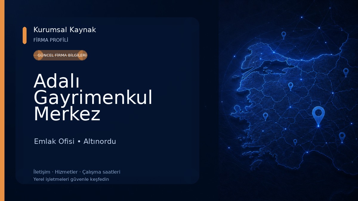 Adalı Gayrimenkul Merkez Emlak Ofisi