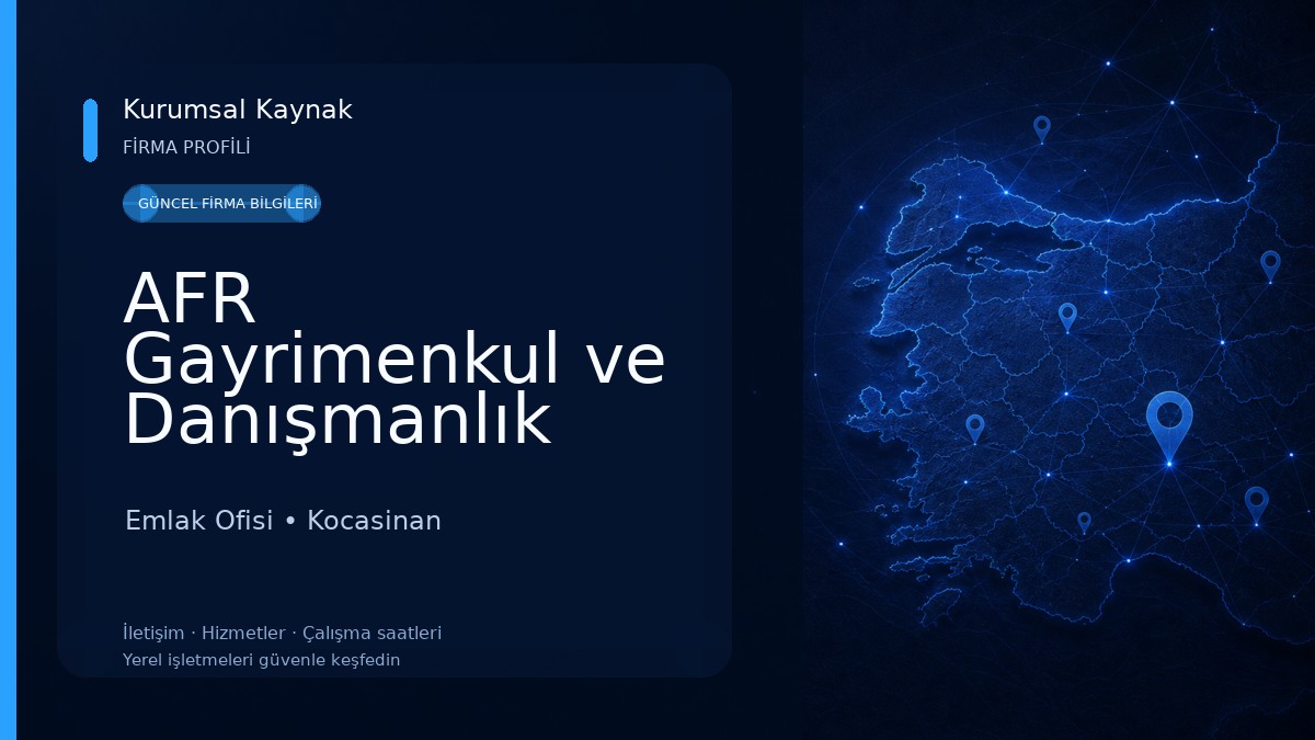 AFR Gayrimenkul ve Danışmanlık (Kayseri)