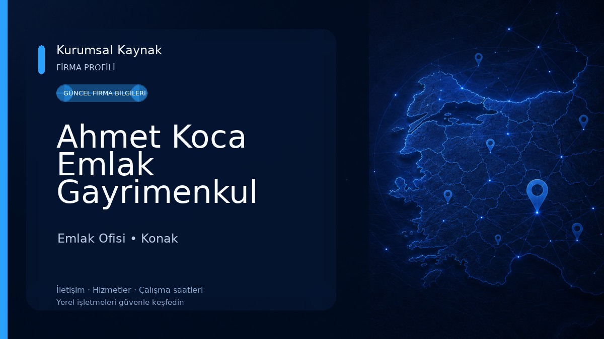 Ahmet Koca Emlak Gayrimenkul Danışmanı Startkey