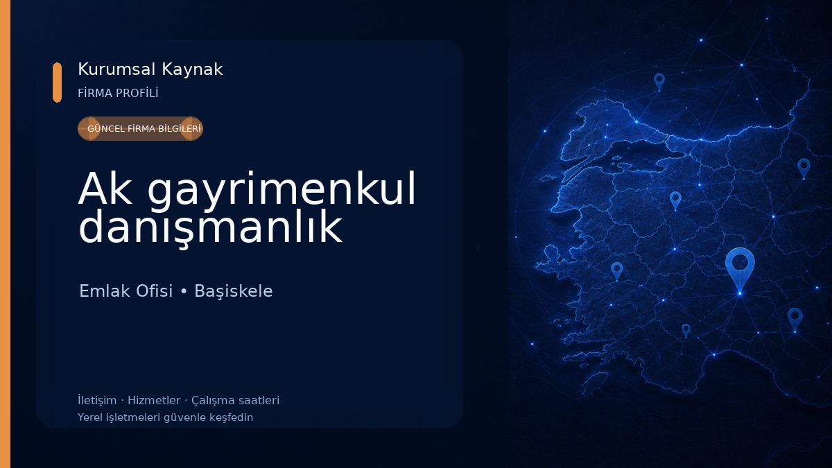 Ak gayrimenkul danışmanlık Emlak Ofisi