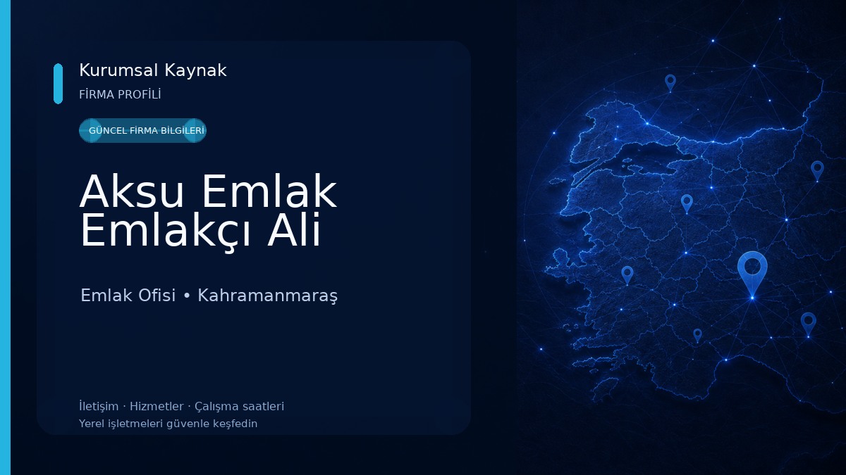 Aksu Emlak Emlakçı Ali