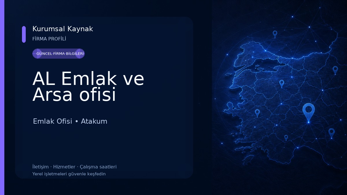 AL Emlak ve Arsa ofisi Emlak Ofisi