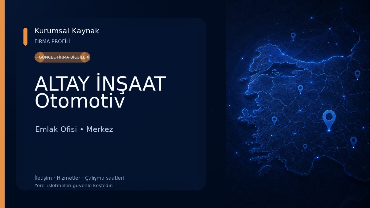 ALTAY İNŞAAT Otomotiv