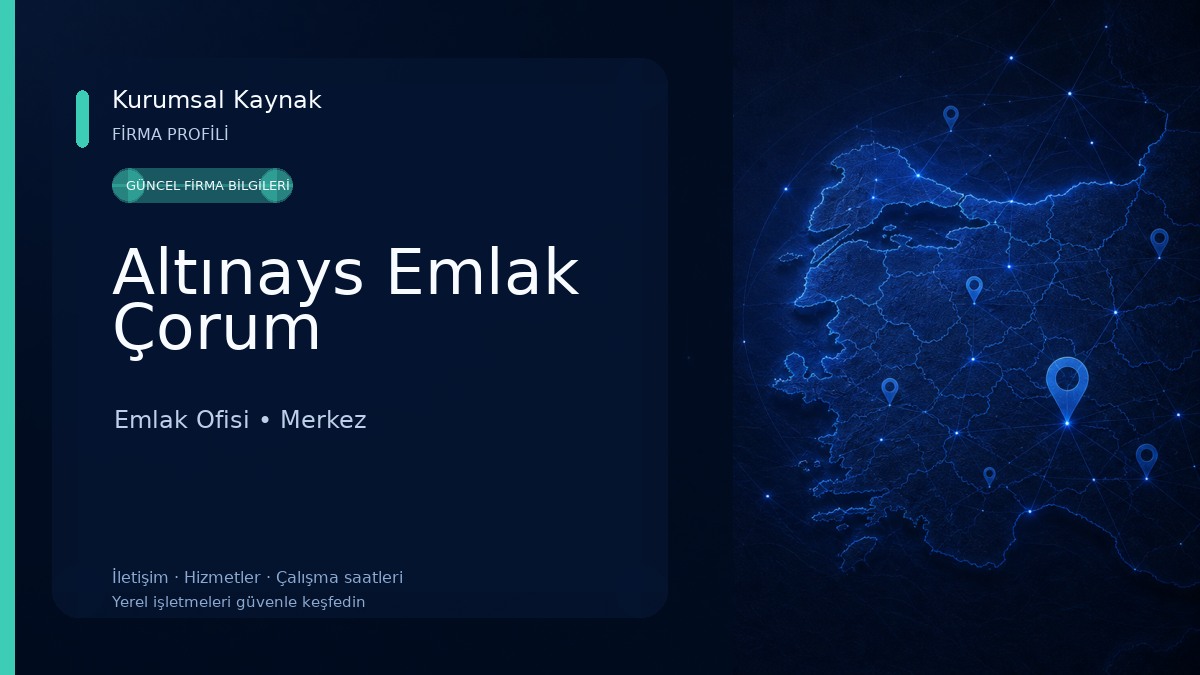 Altınays Emlak Çorum