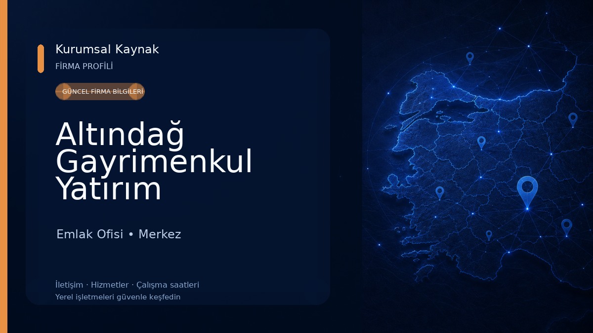 Altındağ Gayrimenkul Yatırım Danışmanlık