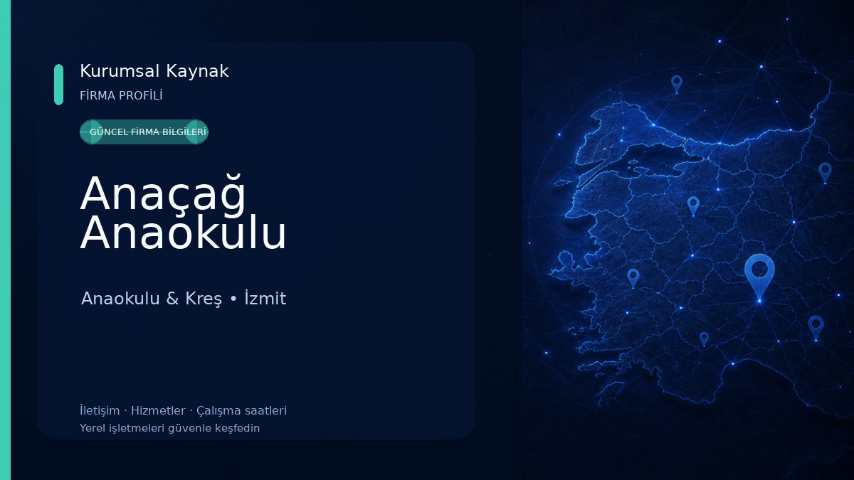 Anaçağ Anaokulu Anaokulu & Kreş