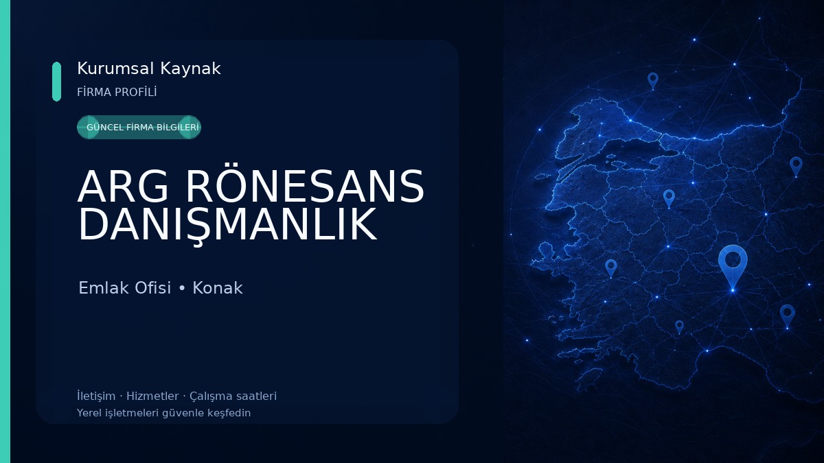 ARG RÖNESANS DANIŞMANLIK Emlak Ofisi