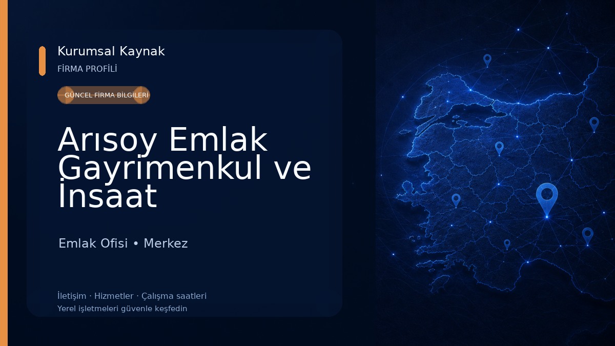Arısoy Emlak Gayrimenkul ve İnsaat