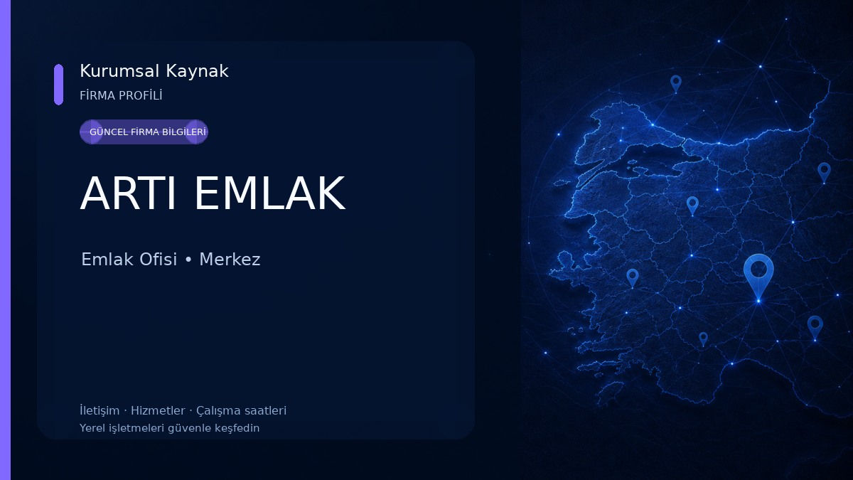 ARTI EMLAK Emlak Ofisi