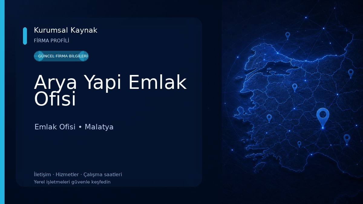 Arya Yapi Emlak Ofisi Emlak Ofisi
