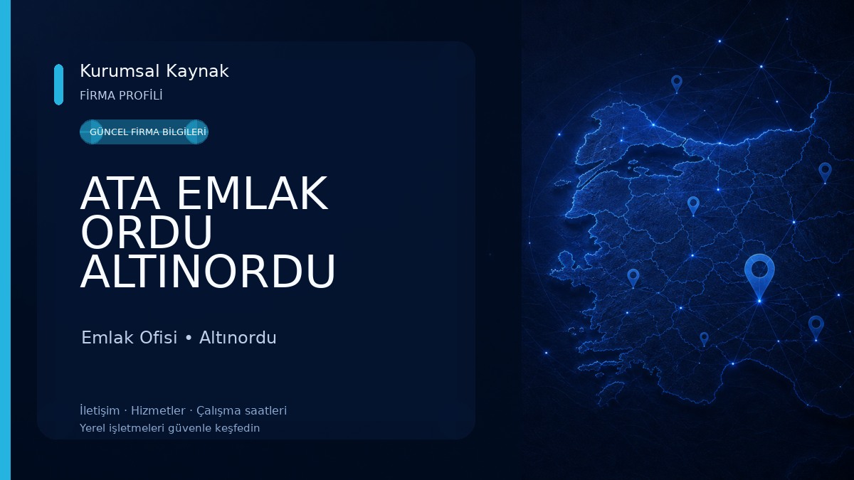 ATA EMLAK ORDU ALTINORDU Emlak Ofisi
