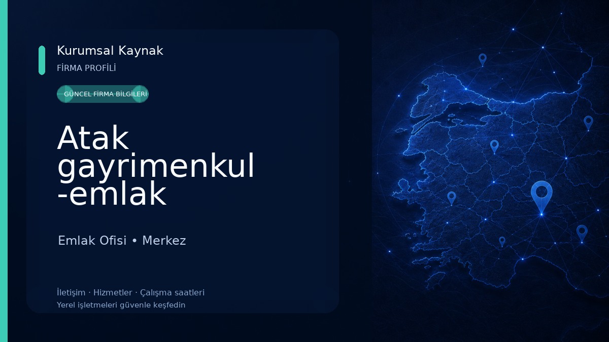 Atak gayrimenkul -emlak danışmanlık gyo