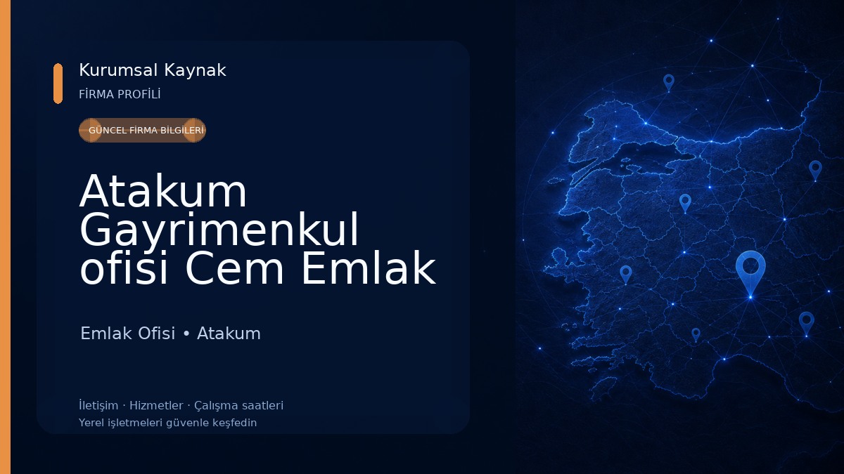 Atakum Gayrimenkul ofisi Cem Emlak Emlak Ofisi