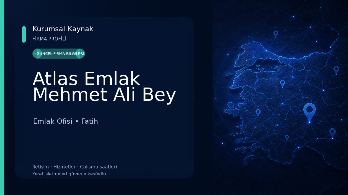 Atlas Emlak Mehmet Ali Bey Emlak Ofisi