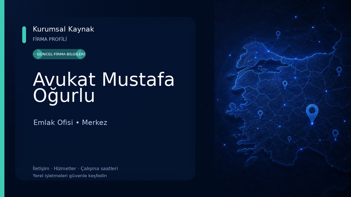 Avukat Mustafa Oğurlu