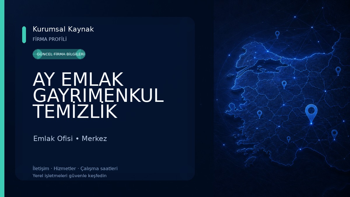 AY EMLAK GAYRIMENKUL TEMİZLİK DANIŞMANLIK HİZMETLERİ