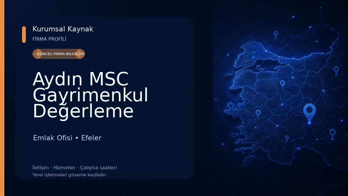 Aydın MSC Gayrimenkul Değerleme Limited Şirketi, Çözüm Ortağı, Ekspertiz hizmeti, ekspertiz raporu