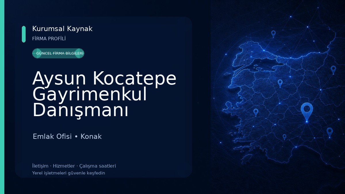Aysun Kocatepe Gayrimenkul Danışmanı