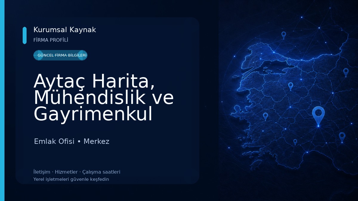Aytaç Harita, Mühendislik ve Gayrimenkul Değerleme