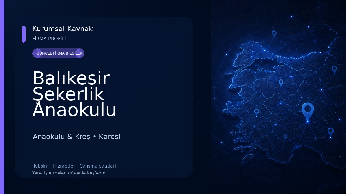 Balıkesir Şekerlik Anaokulu