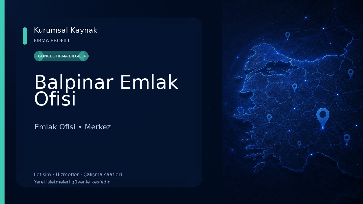 Balpinar Emlak Ofisi Emlak Ofisi