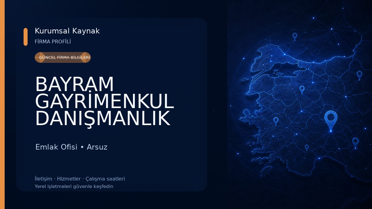 BAYRAM GAYRİMENKUL DANIŞMANLIK Emlak Ofisi