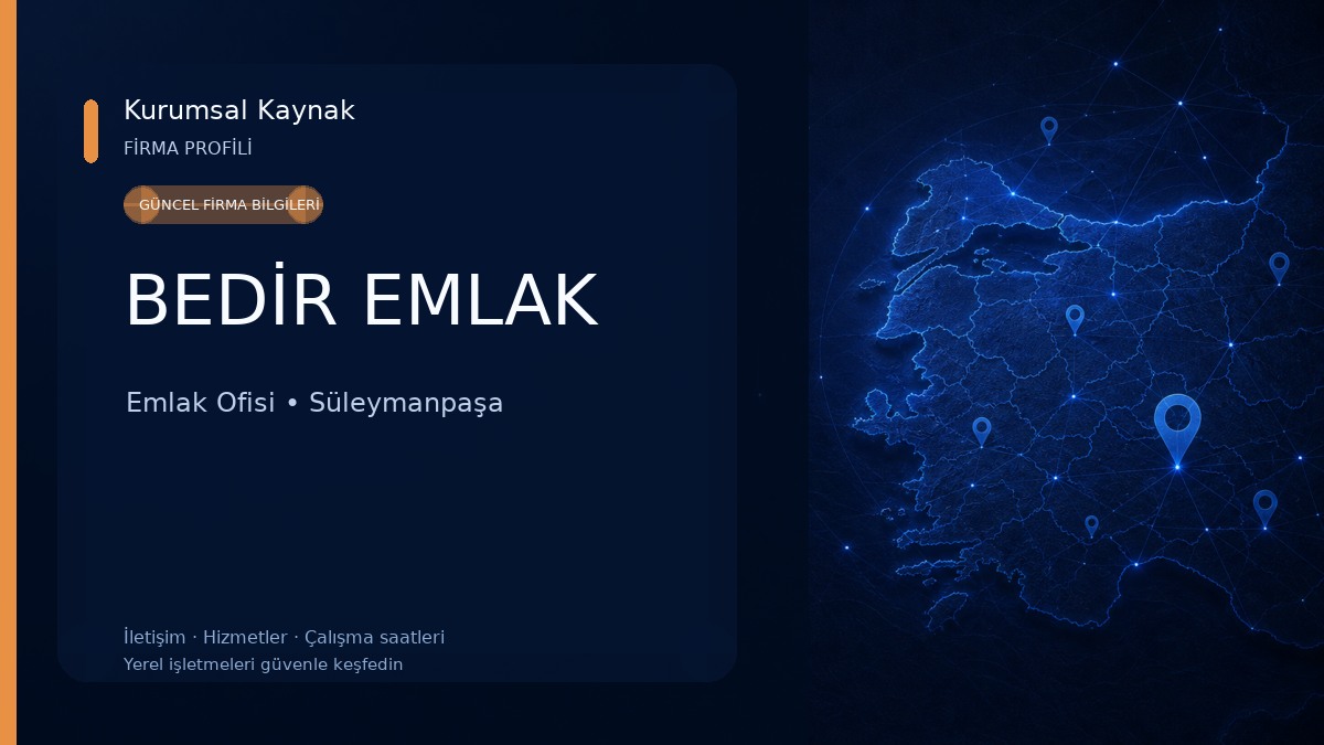 BEDİR EMLAK Emlak Ofisi