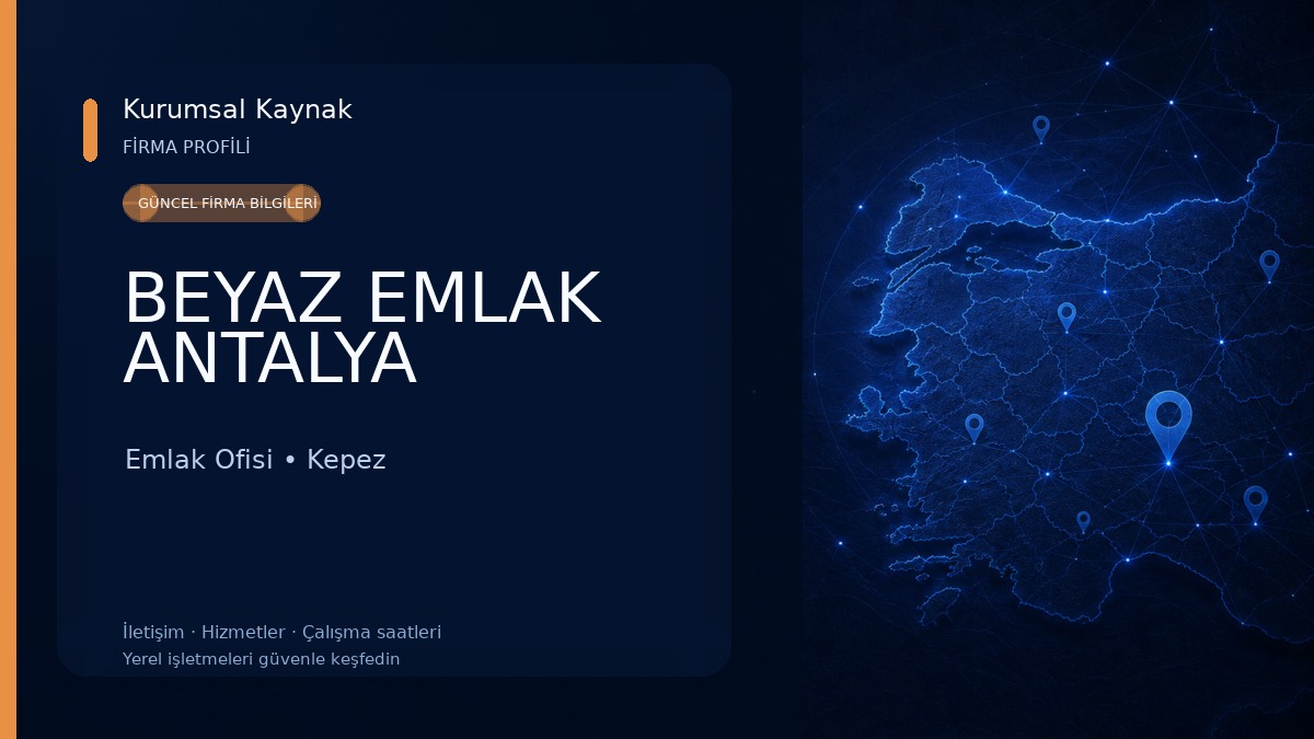 BEYAZ EMLAK ANTALYA