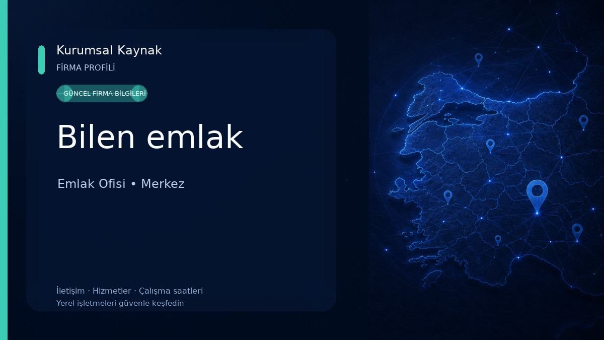 Bilen emlak Emlak Ofisi