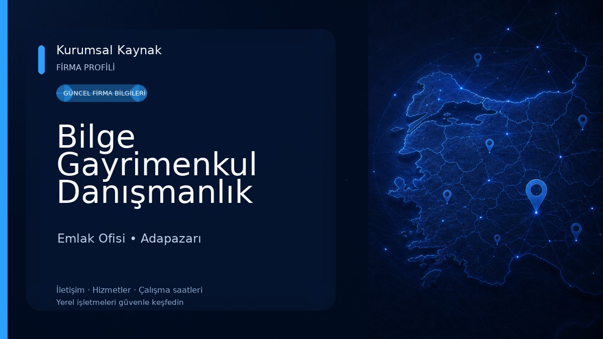 Bilge Gayrimenkul Danışmanlık Emlak Ofisi