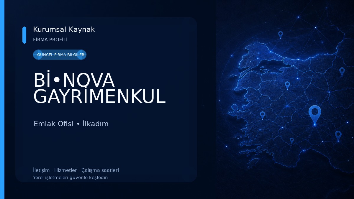 Bİ•NOVA GAYRİMENKUL Emlak Ofisi