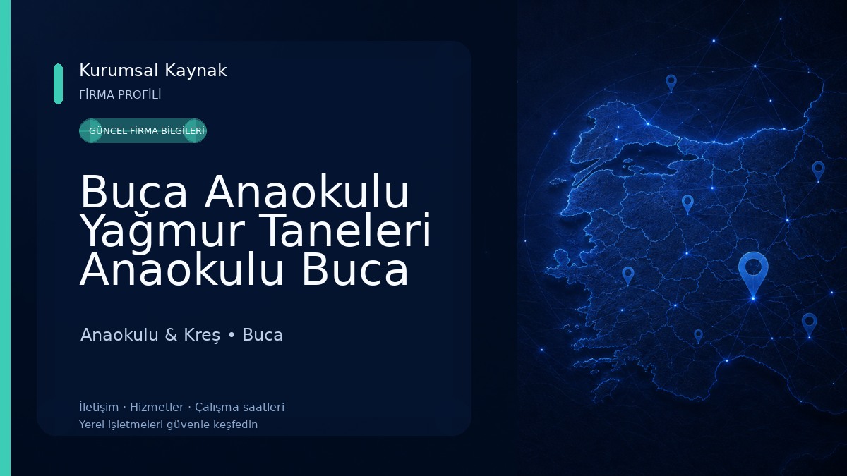 Buca Anaokulu Yağmur Taneleri Anaokulu Buca Kreş