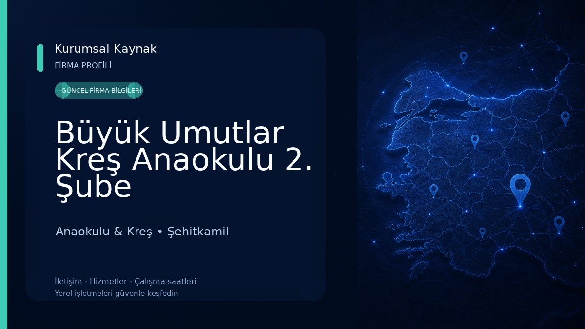 Büyük Umutlar Kreş Anaokulu 2. Şube