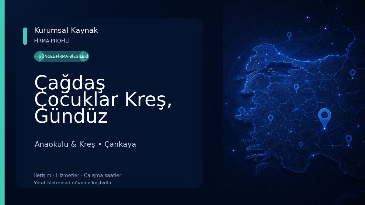 Çağdaş Çocuklar Kreş, Gündüz Bakımevi ve Anaokulu Anaokulu & Kreş