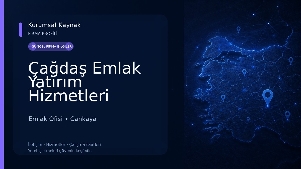 Çağdaş Emlak Yatırım Hizmetleri