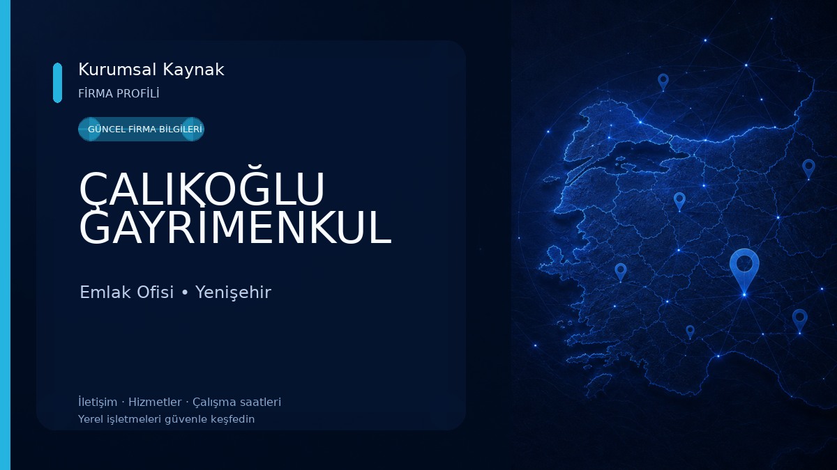 ÇALIKOĞLU GAYRİMENKUL Emlak Ofisi