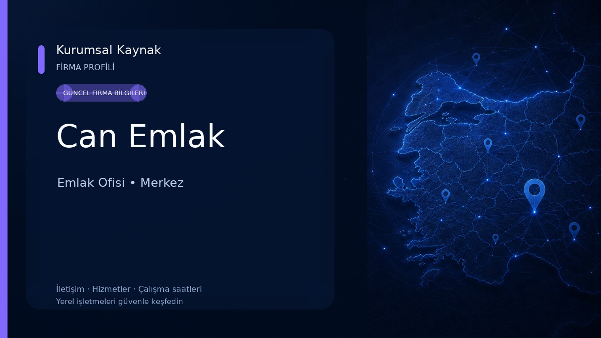 Can Emlak Emlak Ofisi