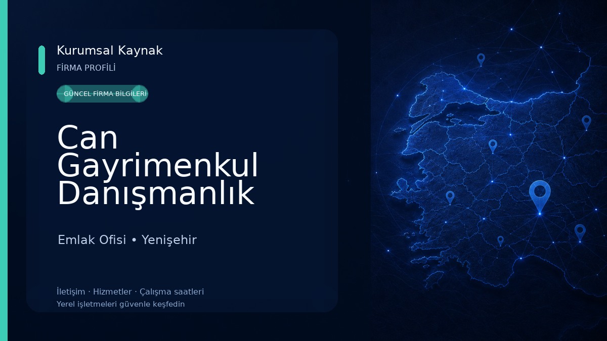 Can Gayrimenkul Danışmanlık Hizmetleri Emlak Ofisi