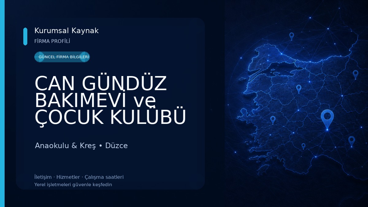 CAN GÜNDÜZ BAKIMEVİ ve ÇOCUK KULÜBÜ Anaokulu & Kreş