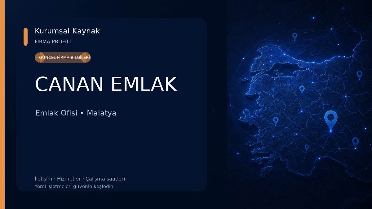 CANAN EMLAK Emlak Ofisi
