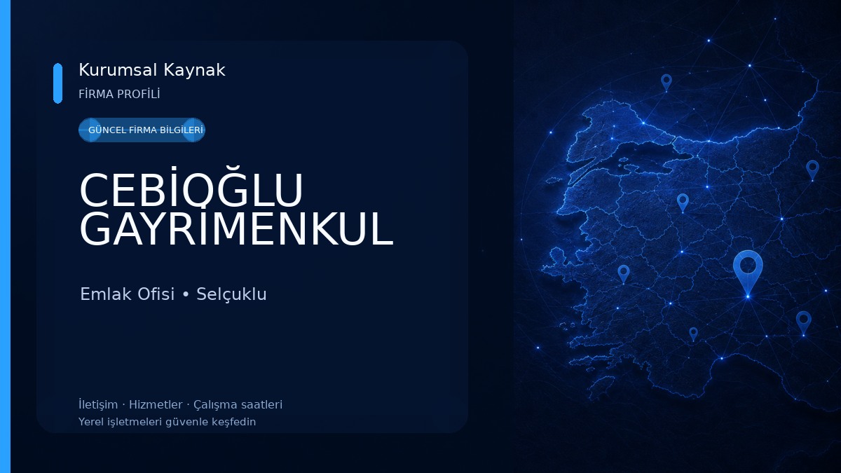 CEBİOĞLU GAYRİMENKUL