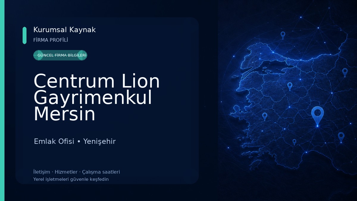 Centrum Lion Gayrimenkul Mersin