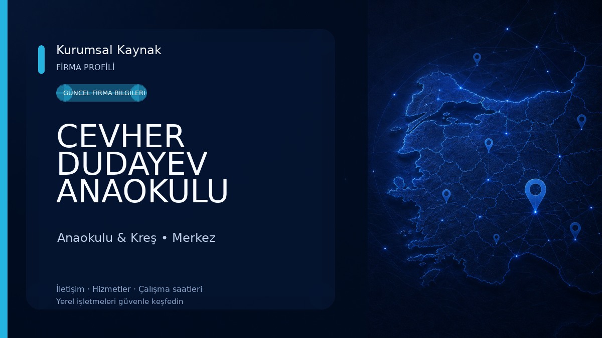 CEVHER DUDAYEV ANAOKULU Anaokulu & Kreş