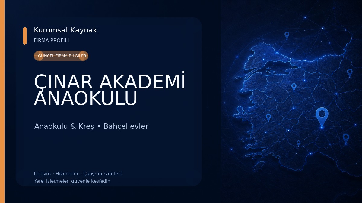 ÇINAR AKADEMİ ANAOKULU Anaokulu & Kreş