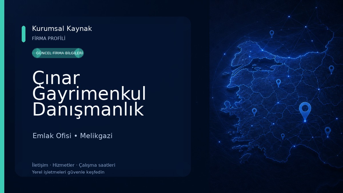 Çınar Gayrimenkul Danışmanlık Yatırım