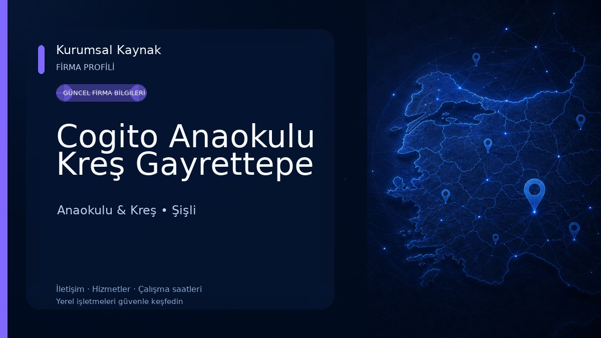 Cogito Anaokulu Kreş Gayrettepe Anaokulu & Kreş
