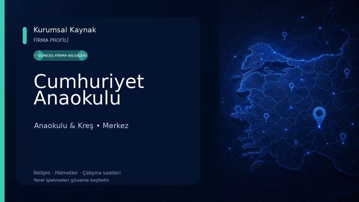 Cumhuriyet Anaokulu